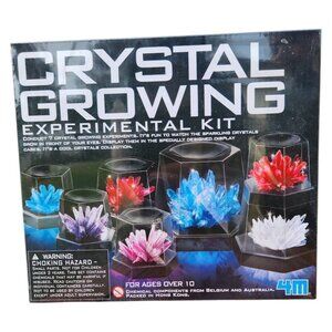 NEW 7 Crystal 4M Crystal Growing Science Experimental Kit Chemistry Display Case